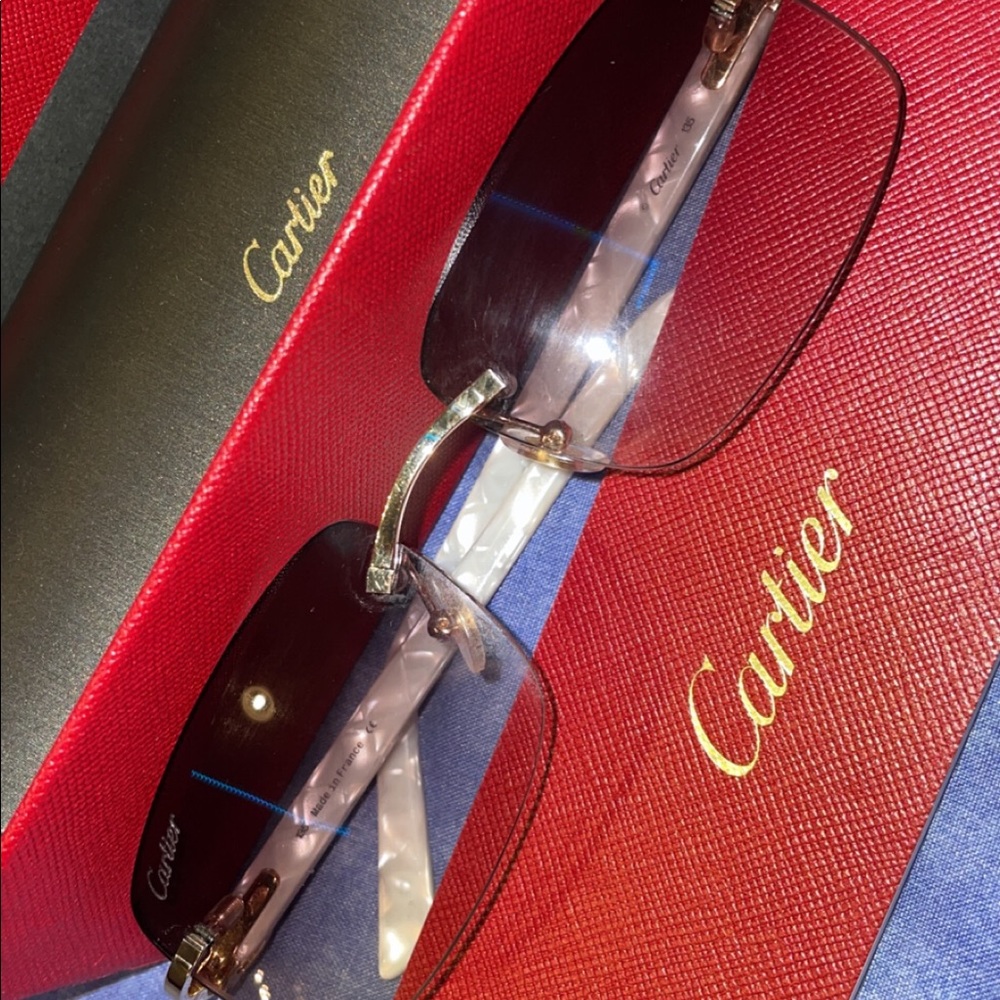 white Cartier buffs